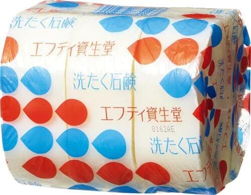 C評価: 泥汚れが残った資生堂「花椿 洗たく石鹸」 イメージ