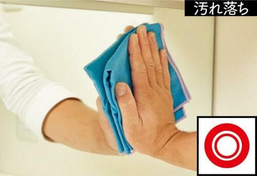 片手でサッと拭きやすい窓＆鏡専用ふきん イメージ2