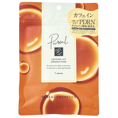 シートマスクおすすめ ピュレア カフェインリフトエッセンスマスク イメージ