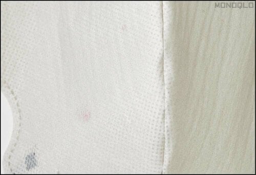 シシベラ:かすった程度の色づき 大きいサイズのマスクおすすめ イメージ