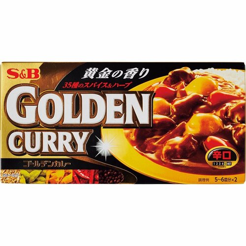 カレールーおすすめ エスビー食品 ゴールデンカレー 辛口 イメージ