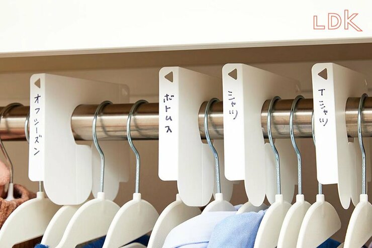 クローゼットで服が見当たらない人、100均アイテムでゾーン分けしてみて！【LDKのおすすめ】