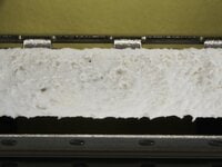 ⚫︎新品時と25日間使用後の刃とジェルスムーサーの拡大図 T字カミソリおすすめ イメージ9