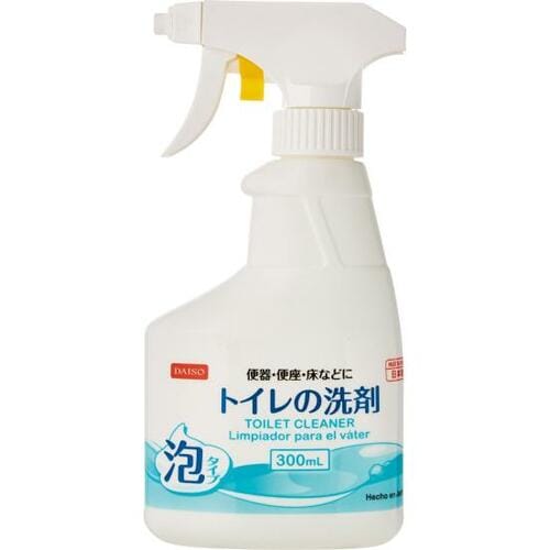 ダイソー:トイレの洗剤泡スプレー:トイレ洗剤