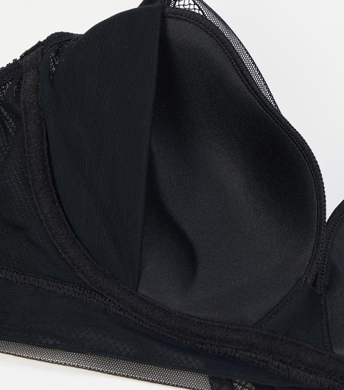 下厚のカップと内側のパワーネットでバスト流れを防ぐ ノンワイヤーブラおすすめ イメージ2