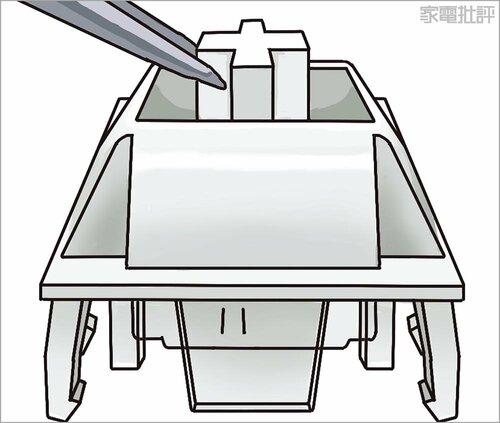 ステムの上下で次回を発生させます 磁気式スイッチゲーミングキーボードおすすめ イメージ