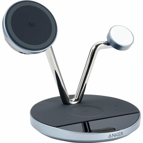 3in1ワイヤレス充電器おすすめ アンカー Anker Prime Wireless Charging Station(3-in-1, MagGo, AirCool, Dock Stand) イメージ1