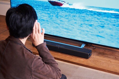 テレビから音が飛び出す感じ！ イメージ