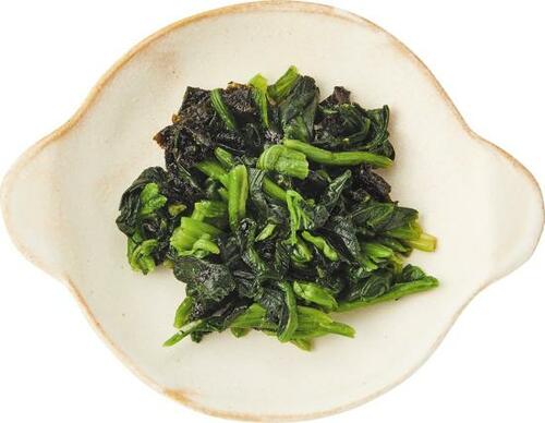 【3分副菜】冷凍野菜もひと味加えて! 「冷凍ほうれん草ののり和え」