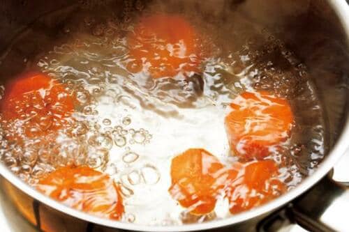 ［にんじん］分厚く切って下ゆで＋オイルで イメージ