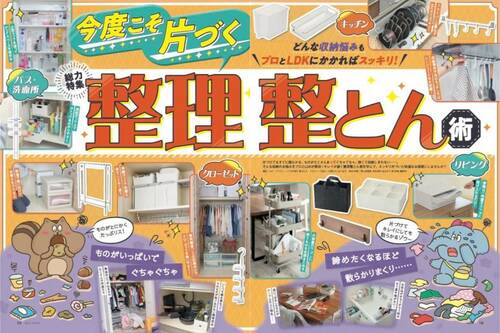 LDK4月号は新生活で役立つ「整理整とん術」を大特集 イメージ