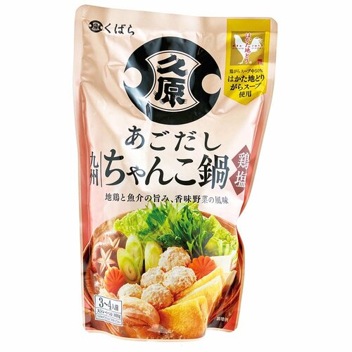鍋の素おすすめ 久原醤油 あごだし九州ちゃんこ鍋 (鶏塩) イメージ