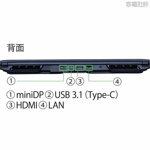 インターフェース ゲーミングノートPCおすすめ イメージ2