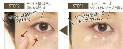 ポイント:ナルトを描くようにぼかすのがコツ!