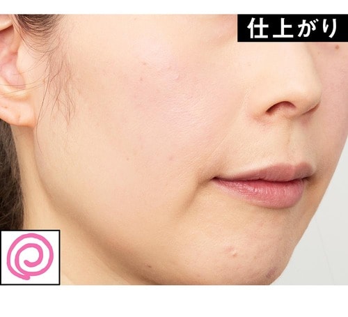 仕上がり:薄いファンデを塗ったくらいに プチプラ化粧下地おすすめ イメージ