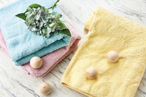 トップバリュ「毛羽が落ちにくいコンパクトバスタオル とてもやわらか」 イメージ2