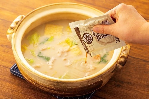 シメの前に追いスープができる 豆乳鍋の素おすすめ イメージ