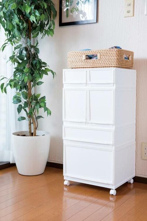 リビング収納:ニトリのチェストで生活感を隠す! イメージ