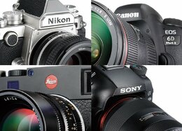 ニコン、キヤノン、ソニー…ブランド別に写真はココまで違うんです！