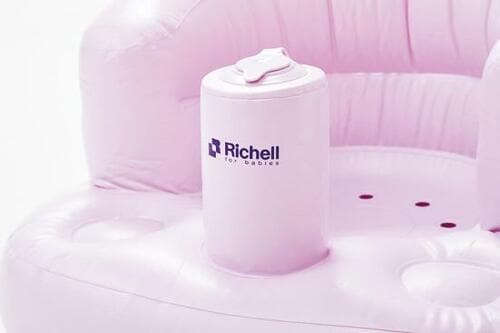 ベビーバスおすすめ リッチェル ふかふかベビーチェアR イメージ3