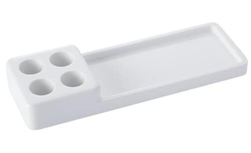 山崎実業:トゥースブラシスタンド&トレー:収納:雑貨:便利:おしゃれ:シンプル:インテリア