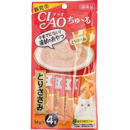 いなばペットフード CIAOちゅ~る とりささみ:キャットフード:ペットフード:ネコ