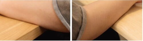 フラット(写真左)、曲線(写真右) 電動昇降デスクおすすめ イメージ