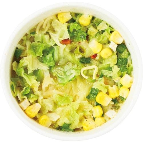 カップラーメンおすすめ エースコック どっさり野菜 塩タンメン イメージ2