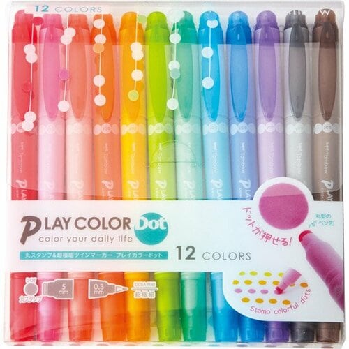 トンボ鉛筆:プレイカラードット:ペン