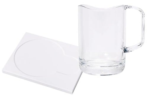 Like-it :スタンドマグ:珪藻土トレー:洗面所:コップ:珪藻土:歯ブラシ:歯磨き:はみがき