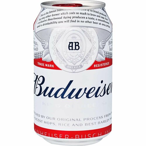 海外ビールおすすめ AB InBev Japan バドワイザー 330ml×24本 イメージ