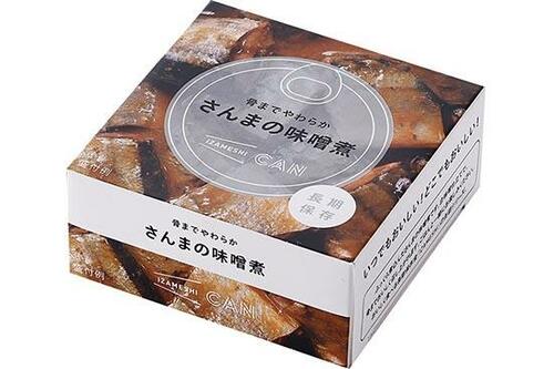杉田エース「IZAMESHI CAN 骨までやわらか さんまの味噌煮」のイメージ