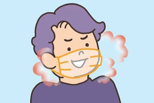 選び方2:ムレにくさ 呼吸しやすいマスクおすすめ イメージ