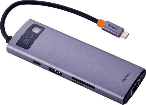 ベースアス Baseus Metal Gleam Series 8-in-1 イメージ1