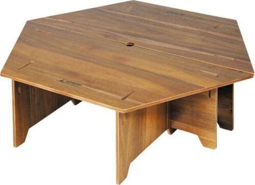 キャプテンスタッグ:CSクラシックス ヘキサセンターテーブル＜96＞:キャンプ用品