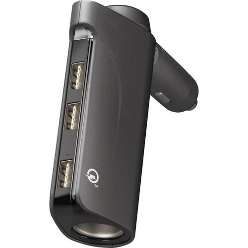 カーメイト:USB電源3ポート  クイックチャージ 3.0対応+ソケット:CZ428