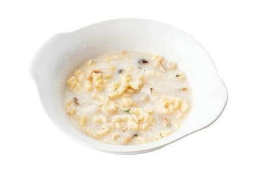 チーズが濃い アマノフーズ「3種のチーズのクリームパスタ」