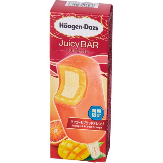 ハーゲンダッツ:ジューシーマンゴー＆ブラッドオレンジ:アイス