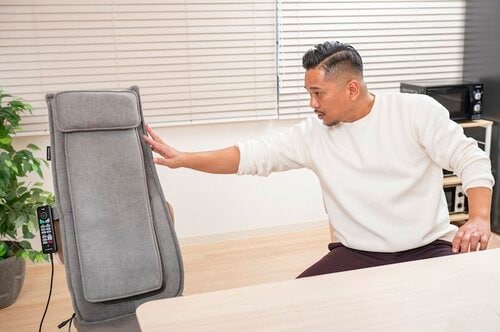 アテックス「ハイバックマッサージャー」をテスト! マッサージシートおすすめ イメージ