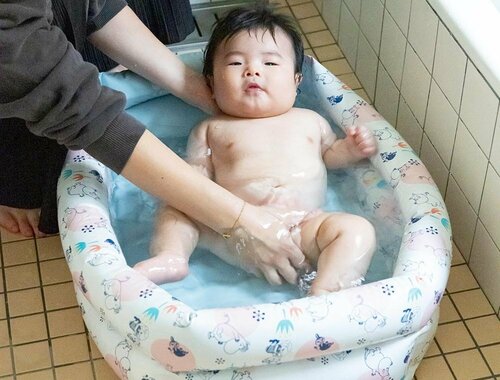 機能性は乏しいものの赤ちゃんの洗いやすさは抜群! ベビーバスおすすめ イメージ