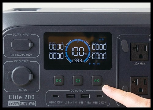 【操作性】 大容量ポータブル電源おすすめ イメージ