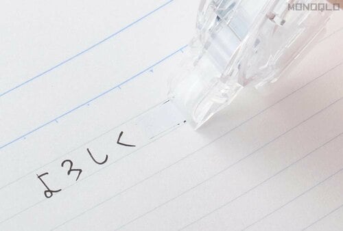 軽い力ですいすいと狙ったところを消せる おすすめ文房具おすすめ イメージ