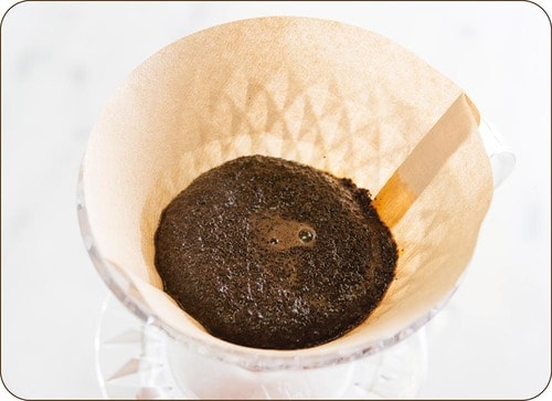 STEP6:コーヒー粉を蒸らす イメージ