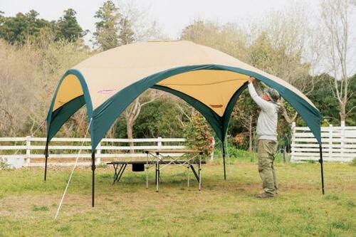 おすすめポイント②天候に合わせてポールの高さを調整可 イメージ