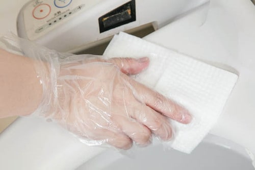 6位: [6位]つけ心地バツグンなのに1枚1円の高コスパ手袋 100均お掃除・お洗濯グッズおすすめ イメージ