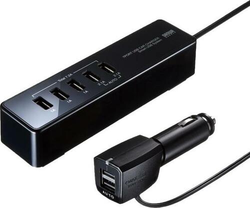 家族みんなで充電可能「車の後部座席対応 USB充電器」 イメージ