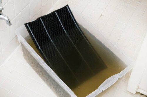 臭いが取れないフィルターはつけ置き洗いで汚れと共に一掃！ イメージ