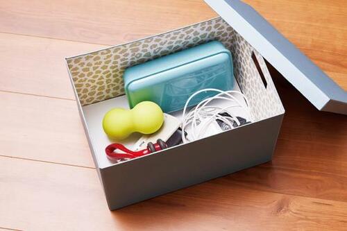 IKEA「ティエナ 収納ボックス ふた付き」2