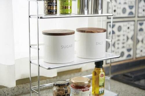 キャニスターを合わせると見た目もUP! 「磁器キャニスター」 イメージ