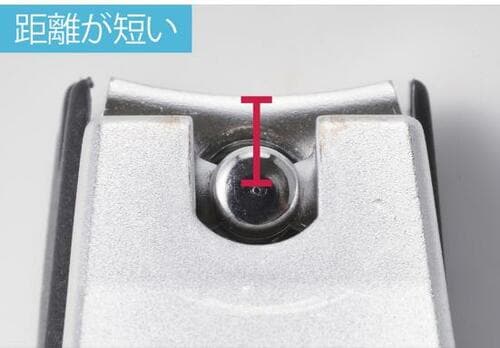 刃の近さ 爪切りおすすめ イメージ